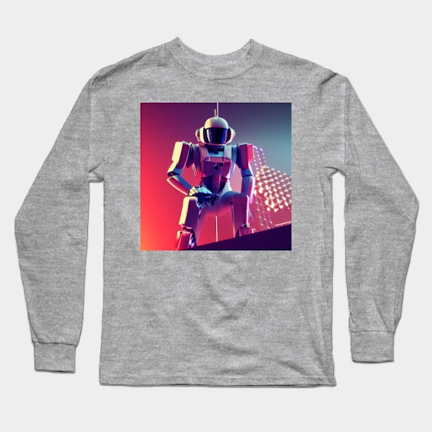 "Robocop T-Shirt: Show Your Love for the Legendary Cyborg | Teepublic" Long Sleeve T-Shirt by DigitalArtByPeleXα